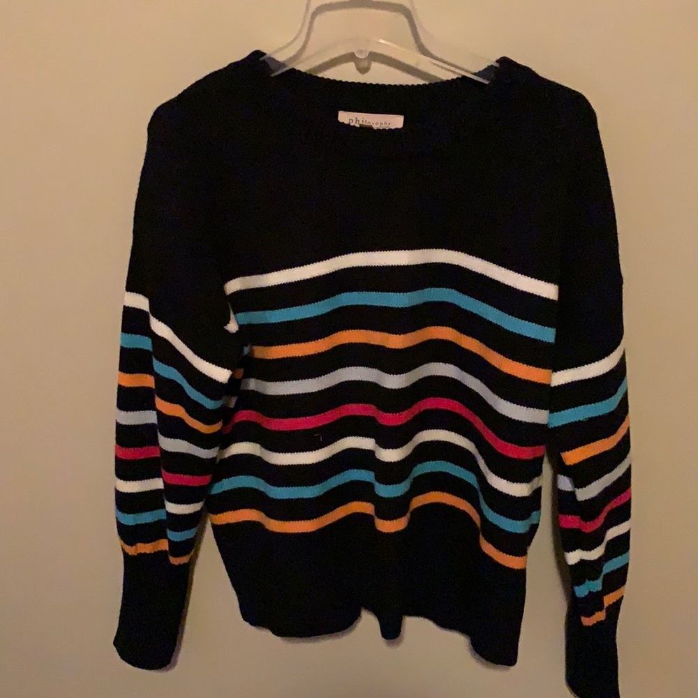 Philosophy large cotton sweater